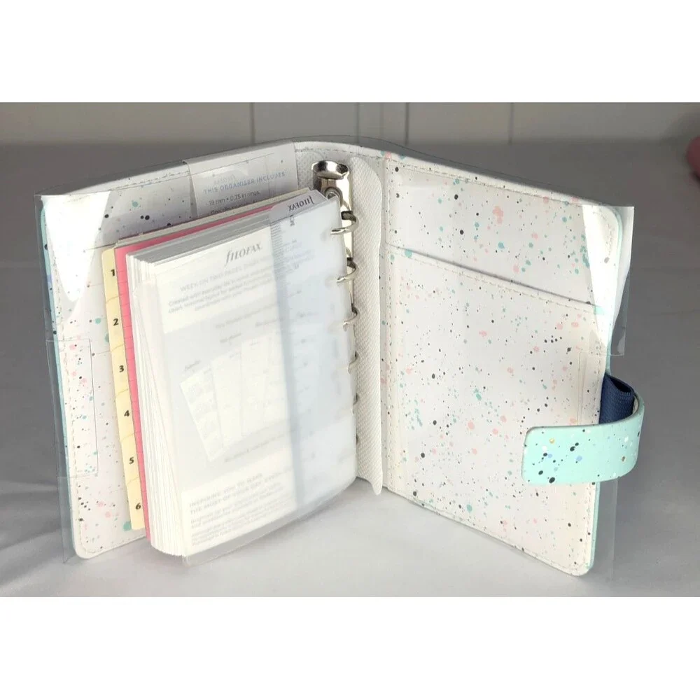 Filofax Pocket Patterns Organizer - Expressions, Mint, Multilingual, 2024 NEW